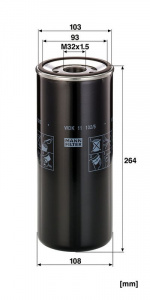 Palivový filtr MANN WDK11102/5 (MF WDK11102/5) Palivový filtr MANN WDK11102/5 (MF WDK11102/5)