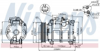 Kompresor klimatizace NISSENS 89074 Kompresor klimatizace NISSENS 89074