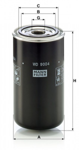 Hydraulický filtr MANN MF WD9004