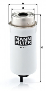 Palivový filtr MANN MF WK8171