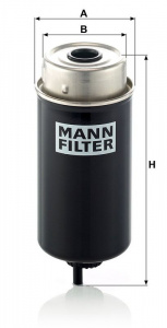 Palivový filtr MANN MF WK8172
