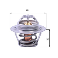 Termostat GATES (GT TH00391G1) - FORD, OPEL
