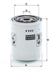 Hydraulický filtr MANN MF W8010