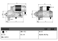 Startér DENSO DSN3052
