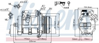 Kompresor klimatizace NISSENS 89077 Kompresor klimatizace NISSENS 89077