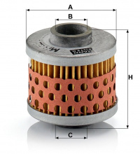Olejový filtr MANN MH52/1 (MF MH52/1)