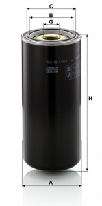Hydraulický filtr MANN WD13145/4 (MF WD13145/4) Hydraulický filtr MANN WD13145/4 (MF WD13145/4)