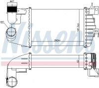 Chladič turba NISSENS 96370 Chladič turba NISSENS 96370
