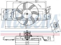 Ventilátor chladiče NISSENS 85712 Ventilátor chladiče NISSENS 85712