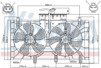 Ventilátor chladiče NISSENS 85221 Ventilátor chladiče NISSENS 85221