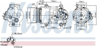 Kompresor klimatizace NISSENS 89089 Kompresor klimatizace NISSENS 89089