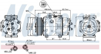 Kompresor klimatizace NISSENS 89143