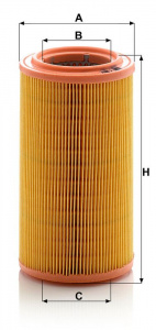 Vzduchový filtr MANN C1286/1 (MF C1286/1) - CITROËN, PEUGEOT