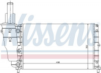 Chladič motoru NISSENS 61857 Chladič motoru NISSENS 61857