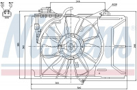 Ventilátor chladiče NISSENS 85226 Ventilátor chladiče NISSENS 85226