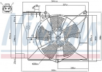 Ventilátor chladiče NISSENS 85227 Ventilátor chladiče NISSENS 85227