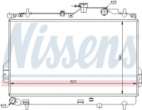 Chladič motoru NISSENS 67484 Chladič motoru NISSENS 67484