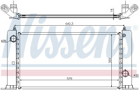 Chladič motoru NISSENS 61883A Chladič motoru NISSENS 61883A
