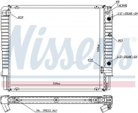 Chladič motoru NISSENS 65509A Chladič motoru NISSENS 65509A