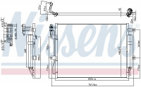 Chladič klimatizace NISSENS 940406 Chladič klimatizace NISSENS 940406