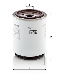 Palivový filtr MANN WK1142X (MF WK1142X)