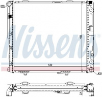 Chladič motoru NISSENS 62693A