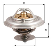 Termostat GATES (GT TH14380G1) - AUDI, SEAT, VW