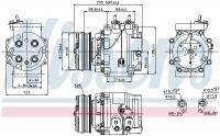 Kompresor klimatizace NISSENS 89235 Kompresor klimatizace NISSENS 89235