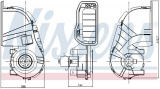 Vnitřní ventilátor NISSENS 87394