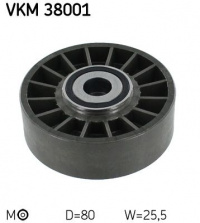 Napinaci kladka, žebrovaný klínový řemen SKF VKM 38001
