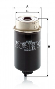 Palivový filtr MANN WK8165 (MF WK8165)