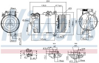 Kompresor klimatizace NISSENS 89483 Kompresor klimatizace NISSENS 89483
