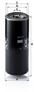 Palivový filtr MANN WK12111 (MF WK12111)