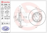 Brzdový kotouč BREMBO 08.C308.11