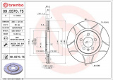 Brzdový kotouč BREMBO MAX 09.5570.75 - VW