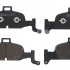 Sada brzdových destiček BREMBO P85164 - AUDI