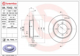 Brzdový kotouč BREMBO 08.7042.10 - MITSUBISHI, VOLVO