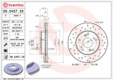 Brzdový kotouč BREMBO 09.5457.3X