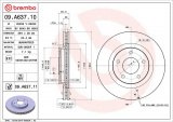 Brzdový kotouč BREMBO 09.A637.11 - CHRYSLER, DODGE, JEEP, LANCIA