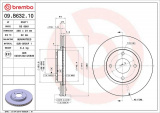 Brzdový kotouč BREMBO 09.B632.10 - NISSAN
