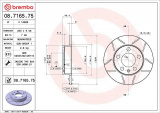 Brzdový kotouč BREMBO MAX 08.7165.75 - AUDI, SEAT, ŠKODA, VW