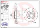 Brzdový kotouč BREMBO 09.A913.11 - DAIHATSU, TOYOTA