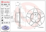 Brzdový kotouč BREMBO MAX 09.6924.75 - BMW