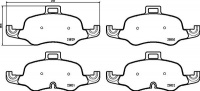 Sada brzdových destiček BREMBO P85160 - AUDI
