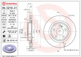 Brzdový kotouč BREMBO 09.C219.41 - MERCEDES-BENZ