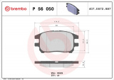 Sada brzdových destiček BREMBO P56050 - LEXUS