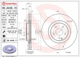 Brzdový kotouč BREMBO 09.A448.10 - MERCEDES-BENZ