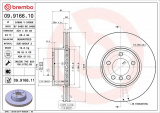 Brzdový kotouč BREMBO 09.9166.11