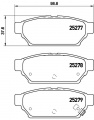 Sada brzdových destiček BREMBO P54053