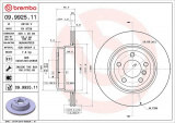 Brzdový kotouč BREMBO 09.9925.11 - BMW